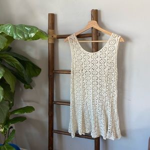 Crochet beach dress